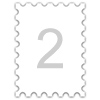 Kaarten drukken en versturen in envelop met 2 postzegels