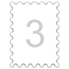 Kaarten drukken en versturen in envelop met 3 postzegels