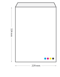 bedrukte enveloppen 229 x 324 mm