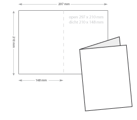 a5 folders drukken op zwaar papier