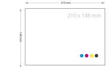 a5 kaarten drukken 210 x 148 mm