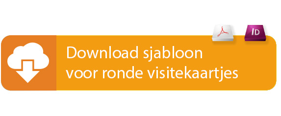Download het werktekening sjabloon voor 65 mm ronde visitekaartjes als InDesign en Photoshop bestand