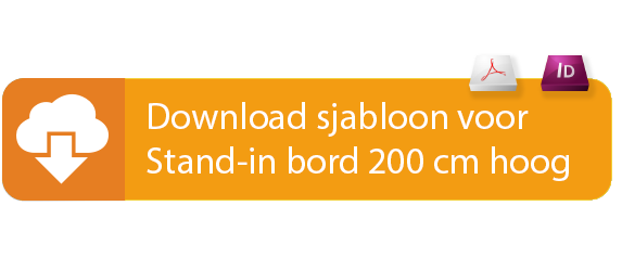 Sjabloon downloaden voor 2 meter hoog stand-in bord