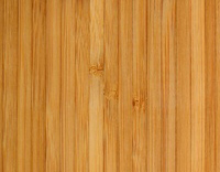 Houten bamboe rolbanner detail