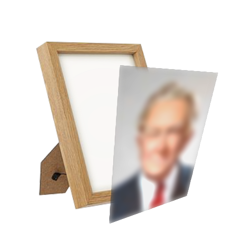 Rouwfoto afdruk op formaat 20 x 30 cm