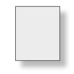 Rouwcirculaire lichtblauwe kleur met afbeelding van lelie, kaart 175 x 215 mm