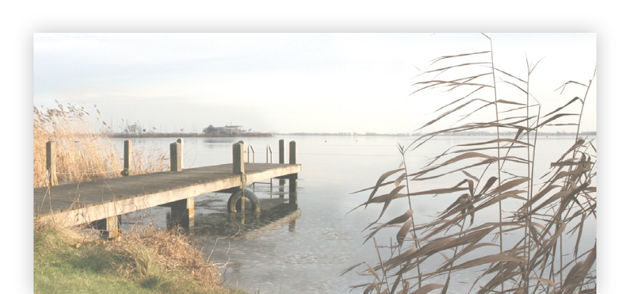 Rouwkaarten drukken met fotos uit de polder, voorbeelden van landschap van Braassemermeer