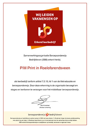 SBB (vroeger GOC) leerbedrijf voor opleidingen grafisch en commercieel