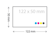 fustkaarten, 122 x 50 mm, veilingkaartjes, kistkaartjes, emmerkaartjes 122 x 70 mm