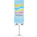 85 x 250 cm Pole System banner, de hoogste lichtgewicht banner