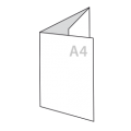 a4 drieluik folders drukken op zwaar papier