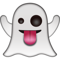 Life size Emoji Ghost