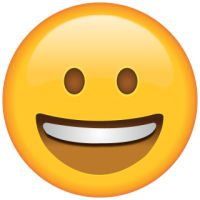 Life size Emoji Smiling Face