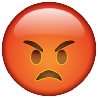Life size Emoji Angry