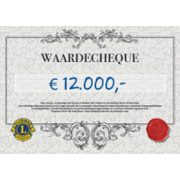 grote waardecheque a3