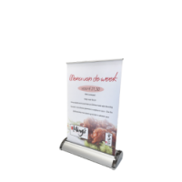 a4 rollup banner tafelbanner baliebanner