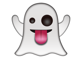 Life size Emoji Ghost