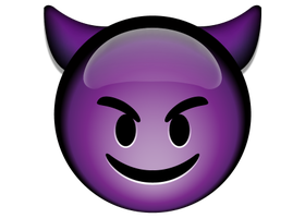 Life size Emoji Smiling Devil