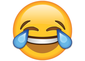 Life size Emoji Tears of Joy