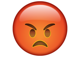 Life size Emoji Angry