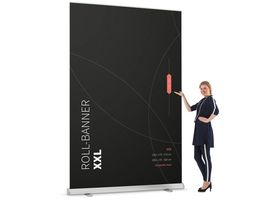 Budget rolbanner XL, tot wel 3 meter hoog