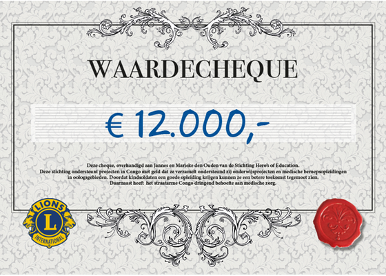 ontwerper Herenhuis natuurpark Waardecheque A3 formaat | bestel je waardecheque goedkoop online!