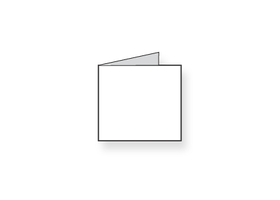 10 x 10 vierkante kaarten drukken