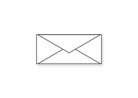 11 x 22 cm enveloppen 110 x 220 mm