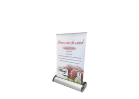 a4 rollup banner tafelbanner baliebanner