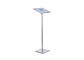 Expolinc info stand schuin, menukaart display, menukaart standaard