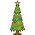 levensgrote kerstboom van karton, 80 cm breed